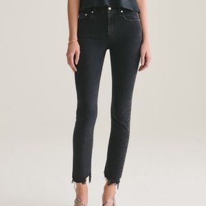 AGOLDE TONI MID RISE STRAIGHT FIT IN FERAL